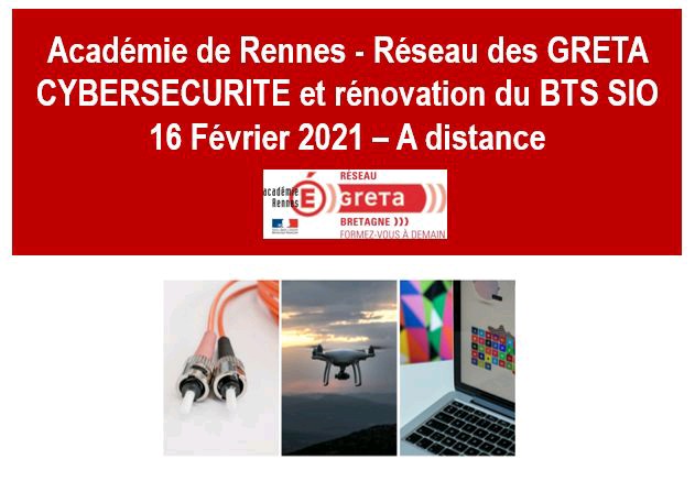 Journée du réseau des GRETA sur la cybersécurité dans le BTS SIO